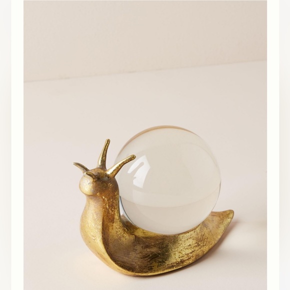 Anthropologie Snail Orb Decorative Object NIB - Picture 1 of 13